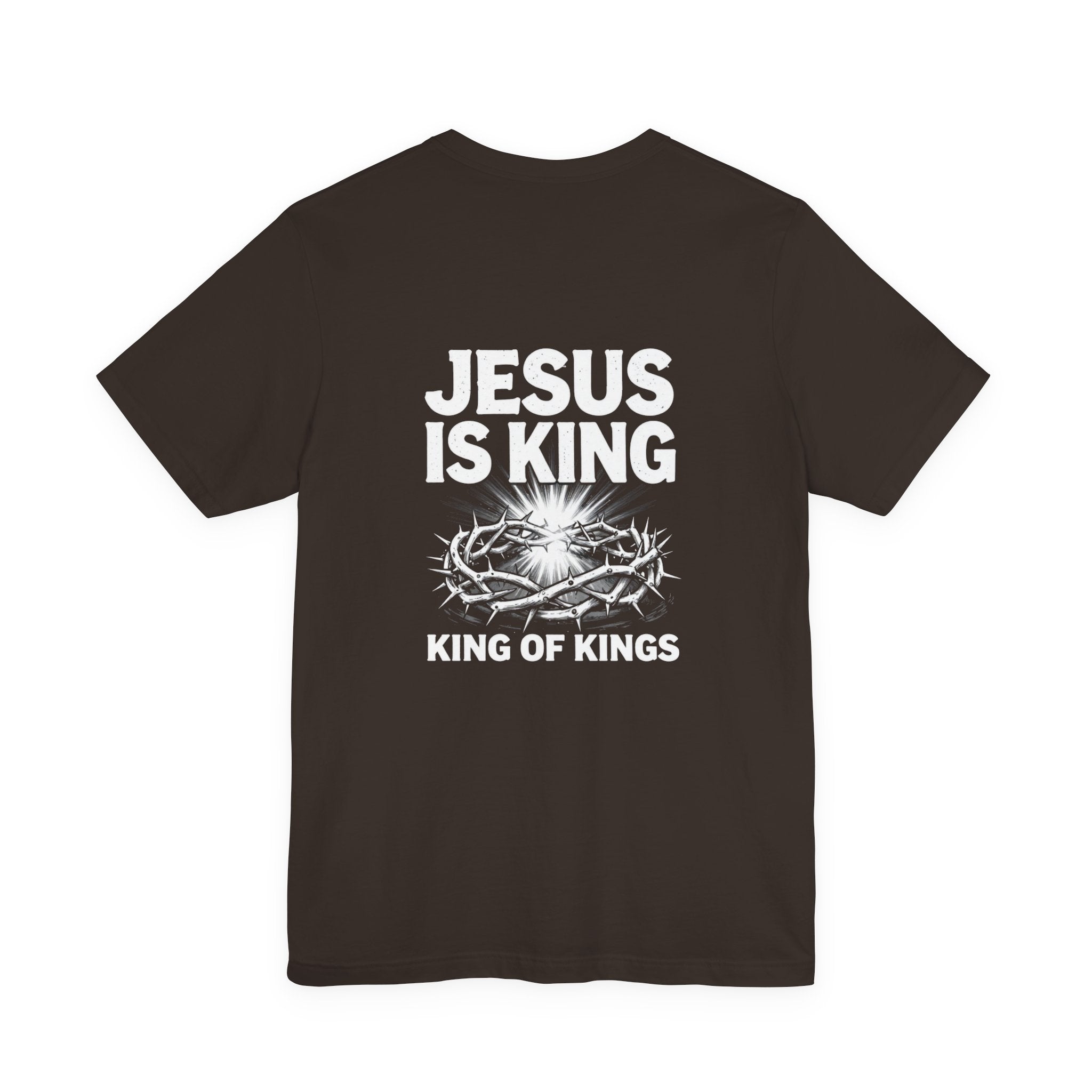 Jesus Is King tee | Solus logo Christian faith shirt, King of Kings design