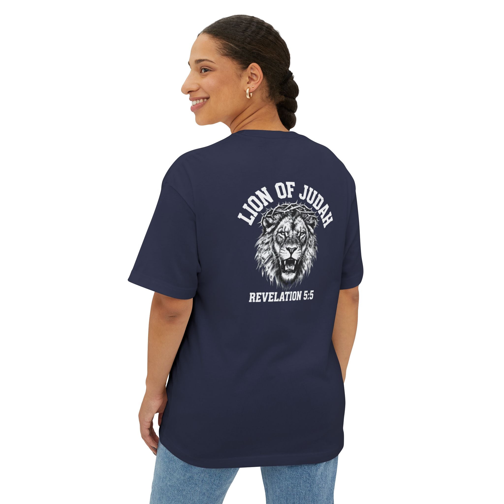 Lion of Judah Revelation 5:5 T-Shirt | SOLUS front text
