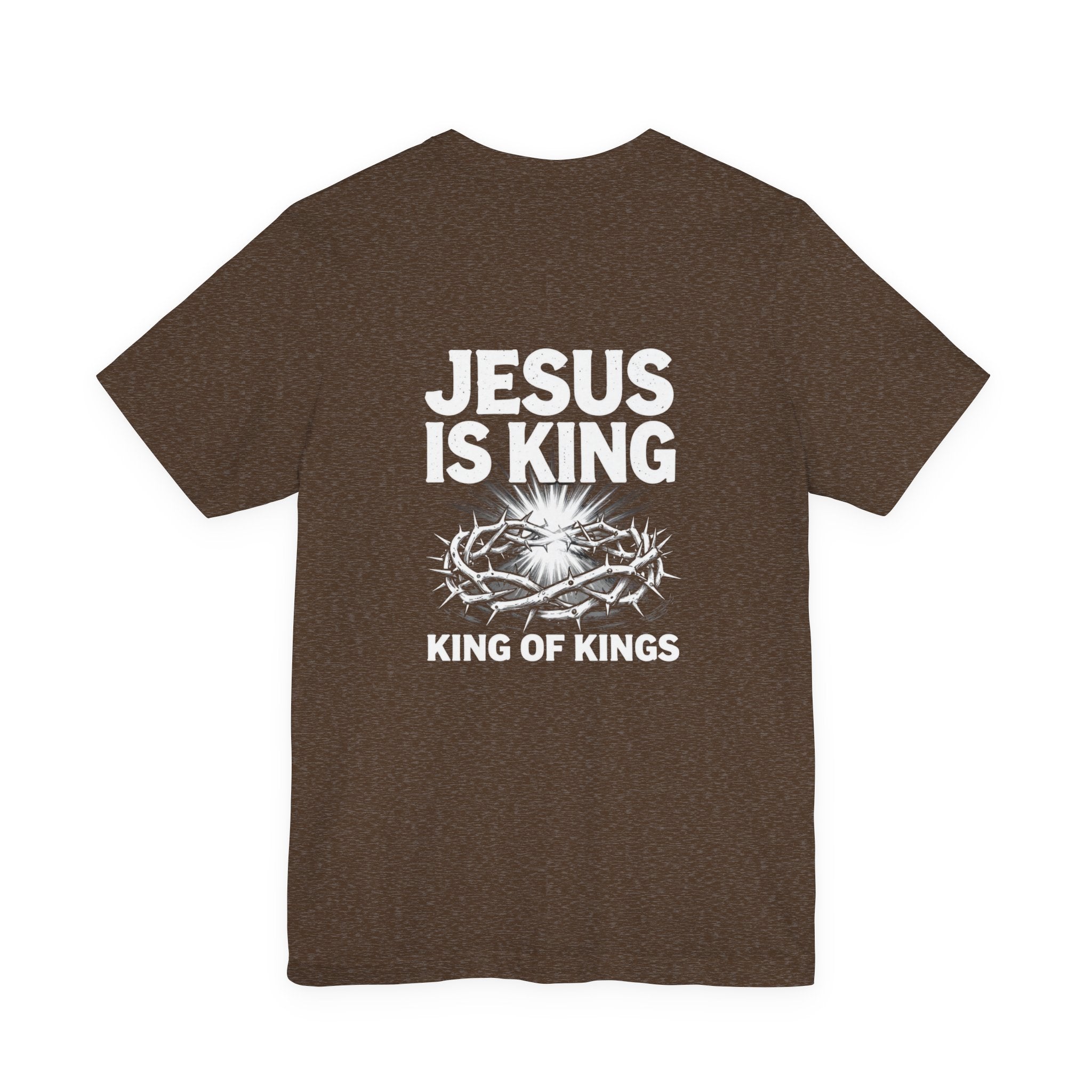 Jesus Is King tee | Solus logo Christian faith shirt, King of Kings design