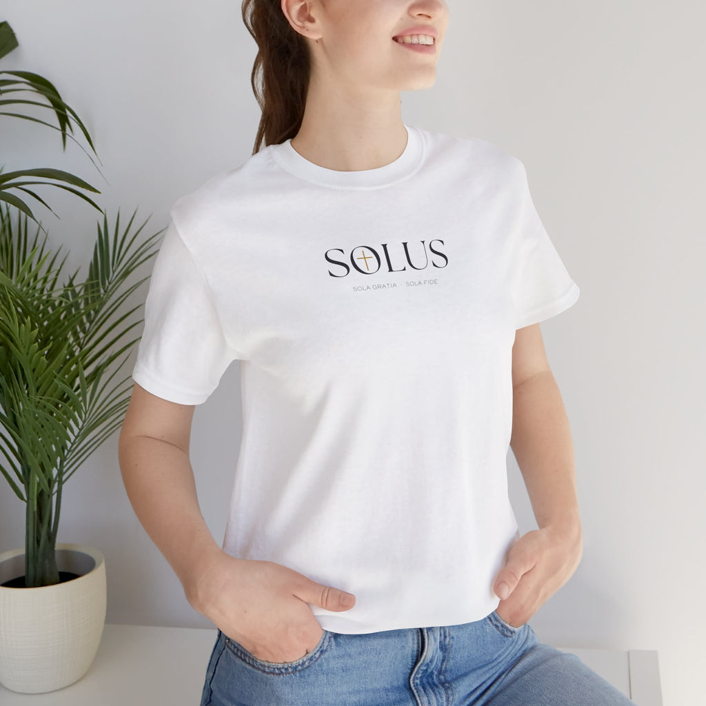 Armor of God Knight illustration Tee | Solus chest text, Ephesians 6:11 back design