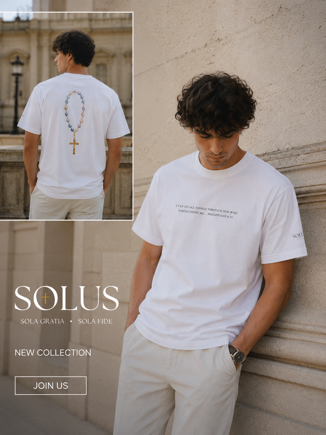 Rosary Graphic Tee - SOLUS