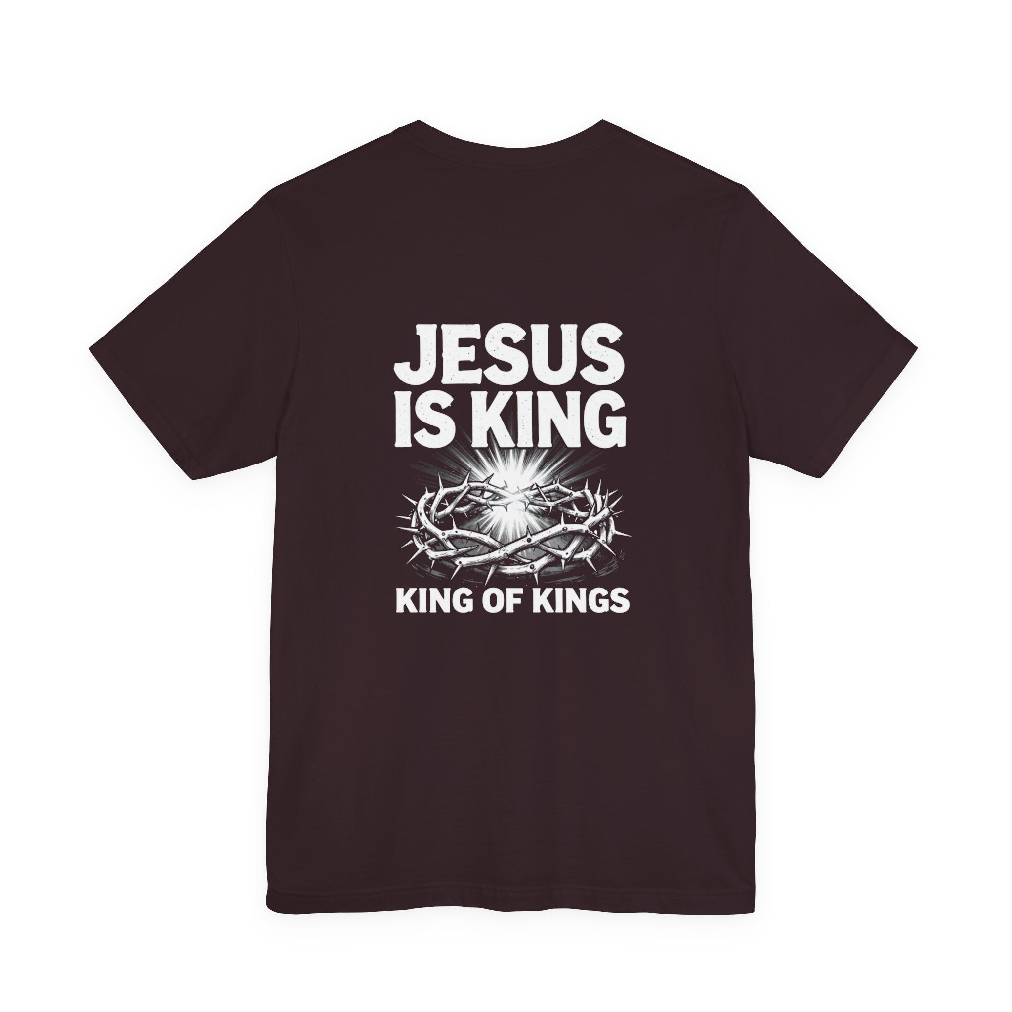 Jesus Is King tee | Solus logo Christian faith shirt, King of Kings design